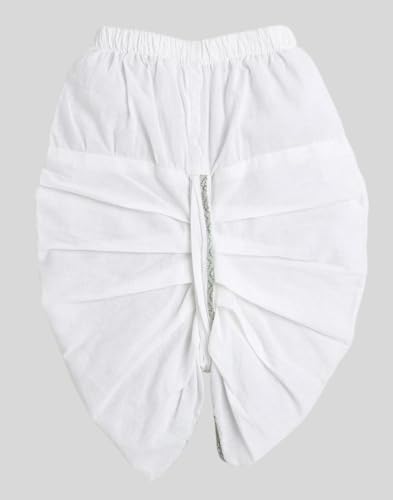 Image of POLKA TOTS Premium Cotton Dhoti Kurta Set for Kids Boys | Traditional Angrakha Style Ethnic Wear for Boys | Kurta Dhoti Set for Kids | Festive & Wedding Clothing Set for Baby