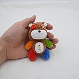 Snowflake Tibbers Bear Pendant, Woolen Doll, Doll, can be Given as a Gift(Tibbers Bear(Without Buckle))