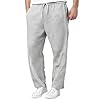 Joggers for Men UK Gym Wear Cargo Work Tracksuit Bottoms Mens Black Jogging Track Suit Men's Trousers Baggy Sweatpants Winter Cotton Loose Fit Pants Wide Leg Polyester Jogger Oversized #1