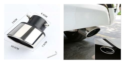 Embout d'échappement pour Skoda Octavia et Rapid coudé - 6