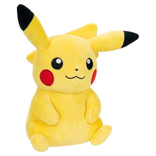 Pokémon PKW3725-30 cm Plüsch – Pikachu, offizieller Plüsch