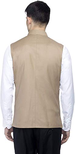 Image of Dhingra Men's Solid Nehru Jacket