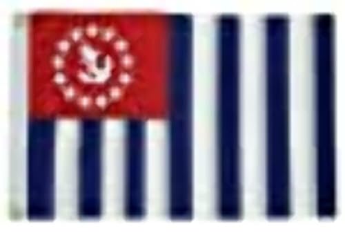 Sewn US Power Squadron Ensign, 12" x 18" - image 1