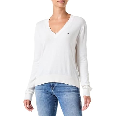 Pull Femme Tommy Jeans Beige Cover