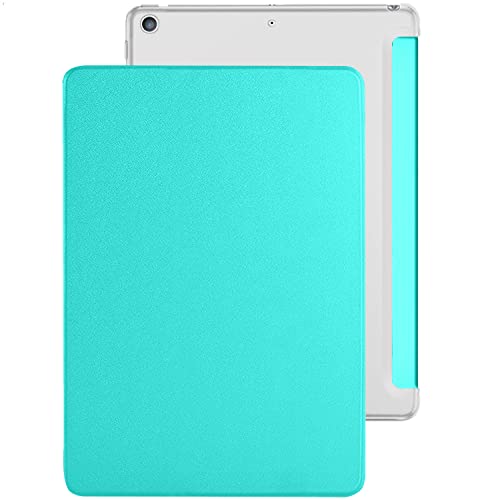 Image of DuraSafe Cases for iPad PRO 12.9 Inch 3rd [ Pro 12.9 3 Generation 2018 ] A1876 A2014 MTHN2HN /A MTHU2HN /A MTEL2HN /A MTEM2HN /A Trifold PC Lightweight Smart PU Leather Protective Hard Back Cover - Green