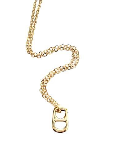 Pop Tab Gold Plated Chain 