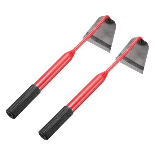 Herramienta de jardín 2 piezas azadilla 15.75" x 3.5" acero miniatura 1
