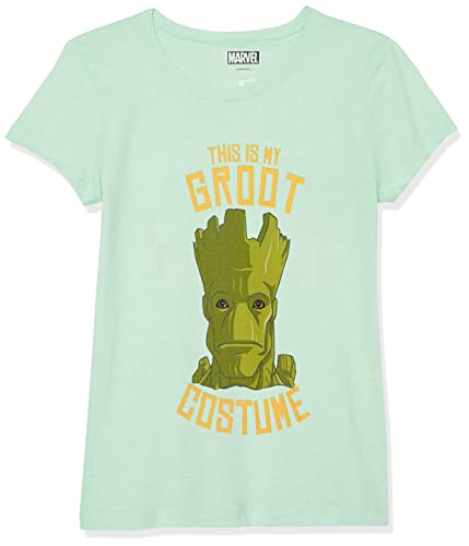 T-shirt Groot Marvel fille XL menthe : cadeau anniversaire idéal