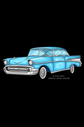 Classic Car Journal: Classic Car Notebook 100 6 x 9 Blank College Ruled Pages