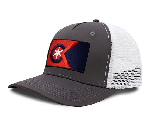 Image of International Tie City Hat for Men and Women, Adjustable Snapback Trucker Baseball Cap with Embroidered Patch