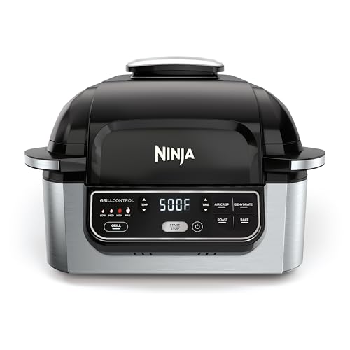 Ninja | Indoor Grill | Foodi | 5-in-1 (Grill, Air Fry, Roast, Bak...