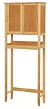 Target Marketing 23040NAT Bamboo Space Saver Cabinet, Bamboo