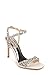 Badgley Mischka womens Galia Heeled Sandal, Champagne Metallic, 5.5 US