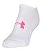 Under Armour Women's Athletic Solo Socks, 3-Pairs, White/Harmony Pink, Medium