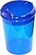 Medi-Inn+ Schnabelbecher 250 ml Praktisches Set: 5 Unterteile mit 10 Deckeln (5 x mit Öffnung 12 x 10 mm u. 5 x mit Öffnung 4 x 4 mm) | blau
