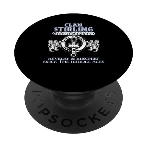 Clan Stirling Scottish Stirling apellido PopSockets PopGrip Intercambiable