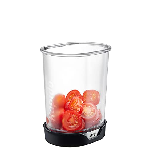 GEFU Scheibenschneider RAPIDO - Profi Schneidebecher für schnelles und sicheres Schneiden von Obst, Gemüse, Eiern, Käse