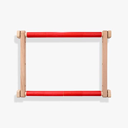 Needlework Frame, Embroidery Frame with Clips, Cross Stitch Frame, Tapestry Frame, Stitching Frame (25 x 32)