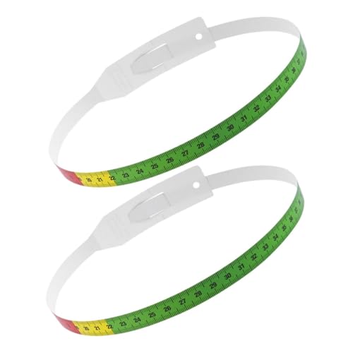DIYEAH 2pcs Plastic Head Circumference Measuring Tape Reusable Ruler for Boy Girl Boy Girl and Accurate Body Measurement Tool for Health Tracking and Growth Monitoring