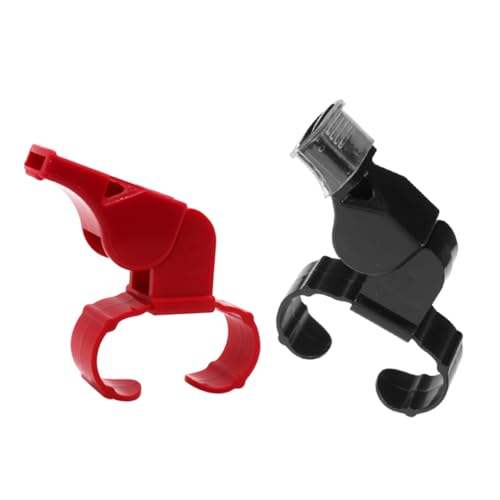 Silbatos para árbitro BESPORTBLE 2 piezas para fútbol miniatura 1