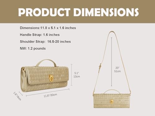Image of Woven Clutch Purses for Women, Leather Evening Clutch, Handmade Woven Shoulder Bag Crossbody Bag
