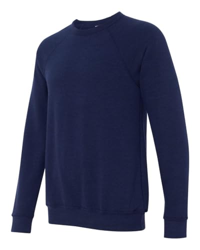 Bella Canvas Sponge Fleece Crew Neck Sweatshirt (3901) Deep Heather/Navy, 2XL2