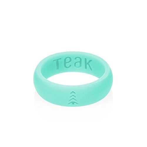 Silicone Wedding Ring for Women. Rubber Wedding Band for Every Day Use