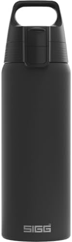 Sigg - Edelstahl Trinkflasche - Shield ONE - Einwandig & Federleicht - Für kohlensäurehaltige Getränke geeignet - Auslaufsicher - BPA-frei - Outdoor & Fitness - 750 ml / 1 L / 1,5