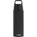 Sigg - Edelstahl Trinkflasche - Shield ONE Black - Für Kohlensäurehaltige Getränke Geeignet - Auslaufsicher - Federleicht - BPA-frei - Outdoor & Fitness - Schwarz - 0,75L