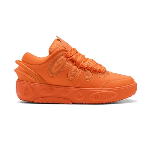 PUMA Mens La Francé Gifted Lace Up Sneakers Shoes Casual - Orange
