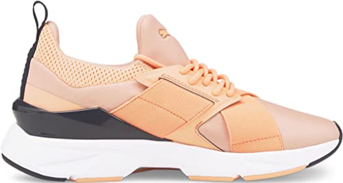 PUMA Womens Muse X5 Pop Lace Up Sneakers Shoes Casual - Orange - Size 7 M4