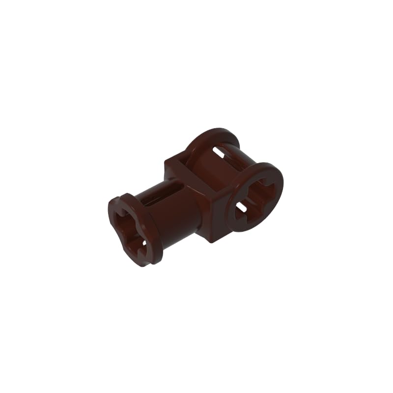 Gobricks Shaft Bolt Connection Technic Axle Connector with Axle Hole 32039 42135 4107081 GDS-931 50Pieces Compatible with Lego Classic Bulk Toy MOC Color:Dark Brown โ image 1