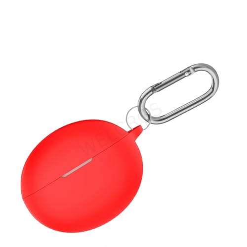 Image of WELCROS Soft Silicone Protective Case Cover for OnePlus Buds 4 (Red)