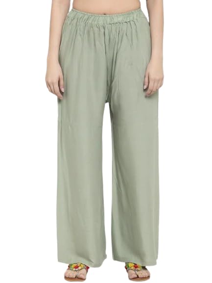 Girik Fashion Regular Fit Women’s Trousers/Palazzo Pants – Solid Color Options