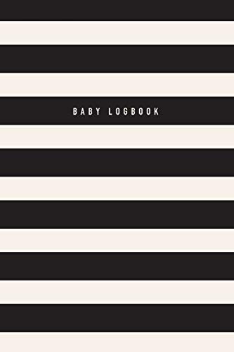 Baby Logbook: Black Stripe Tracker for Newborns, Breastfeeding Jo...