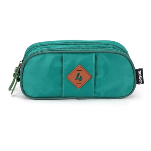 Estojo Tecido Up4You 2Ziperes Verde 107919
