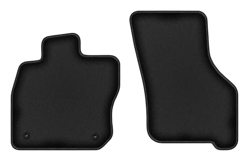 Tapis de sol Cupra Leon KL 5D Durban en velours noir contre l'usure du plancher