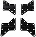 VideoSecu Mount Adapter Plate LED LCD Plasma 3D TV Wall Mount Bracket Extender VESA 200 to 300/400/400x200, Mount Accessory MLEB 1UU