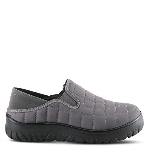 Image of Flexus Spring Step Mella Slip on Shoes for Women - Waterproof Nylon Loafer with Snow Grip Clip - Comfortable Ladies Shoes for Outdoor