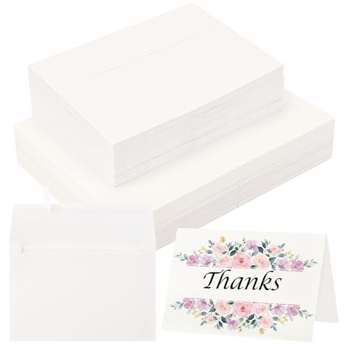 30 Sets Blank Watercolor Cards with Envelopes...