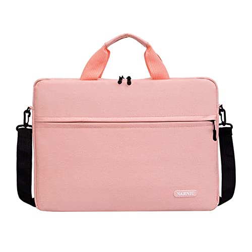 Borsa per computer portatile da con tracolla leggera Business Casual scuola uso per le donne Rosa: 39 cm 15.6 pollici