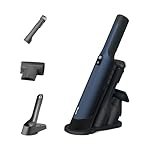 Shark WandVac 2.0 Cordless Handheld Vacuum Cleaner, Small & Lightweight, Powerful Suction Handheld Vacuum with Boost Mode, Pet and Duster/Crevice Tools, 15 Mins Run-Time, Charging Base, Blue WV270UK