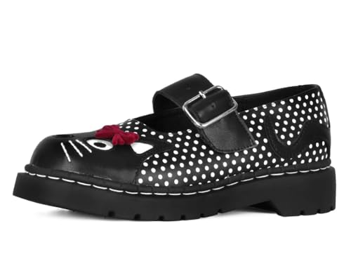 T.U.K. Kitty Cat Mary Jane Shoes for Women Round Toe Ankle Strap Oxford Shoes product thumbnail 13