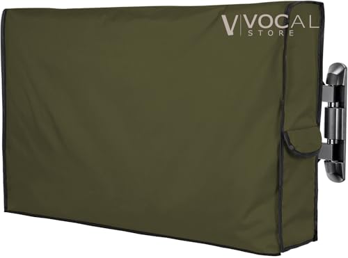 Vocal Store (Nylon, Polyvinyl Chloride) Waterproof & Dustproof TV Cover, 32 Inchh (Green) CLED-SOL