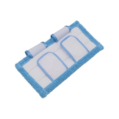 Tampon de vadrouille en microfibre bleu double effet pour sols - 4