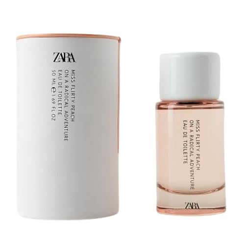 Zara Kids Miss Flirty Peach On A Radical Adventure Girls Perfume Fragrance Spray EDT Eau De Toilette 50 ML (1.69 FL. OZ)