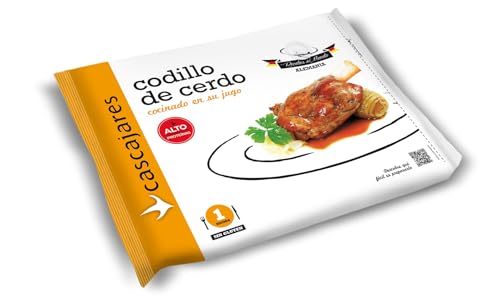 CASCAJARES - Codillo de Cerdo Asado, perfecto para dos personas, calentar en horno o microondas. Sin gluten.