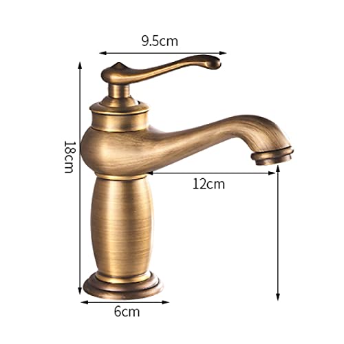 Robinet monotrou haut pour mitigeur de lavabo avec jet d'eau aéré - 3