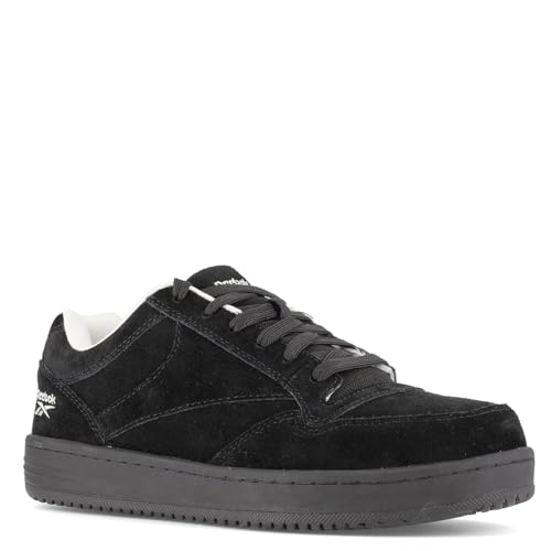 Reebok Work Soyay Men's Oxford, 10.5 D(M) US, Black-Suede