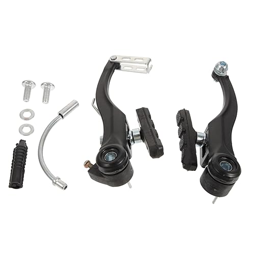 BCOATH Bike Brake Pads Replacement Kit Metal Calipers Brakes for Bike Sturdy Structure Weatherproof Design